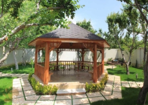 ساخت آلاچیق چوبی