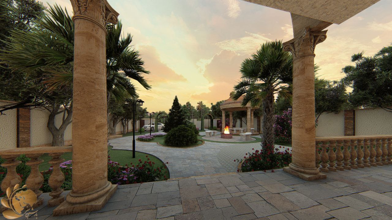 طراحی محوطه و حیاط طراحی محوطه و حیاط