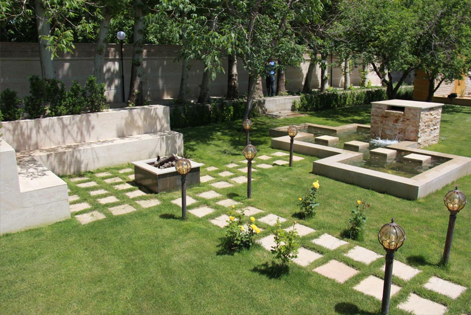 محوطه سازی ماهدشت