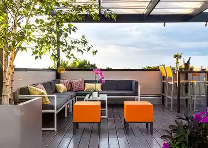 اصول کلیدی طراحی روف گاردن کوچک
